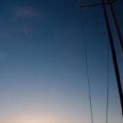 Otter Bay Marina Pender Island, BC sunset