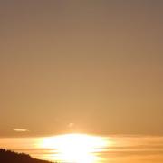 Otter Bay Marina Pender Island, BC sunset