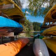 Otterbay Marina Pender Island, BC kayaks